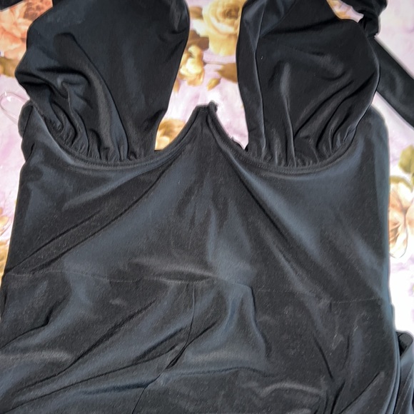 Bebe Tie Front Halter Black Jumpsuit 🌹🌹 - Picture 12 of 16